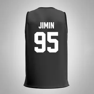 [SHIP FROM US] Returning in 2026 ARIRANG Sleeveless Jersey Shirt, Youth Basketball Jersey Tank Top,BT21 Tank Featuring JIMIN 95, Athletic Tee Concert Outfit Men Women