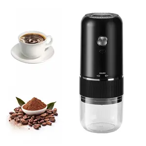 Portable Electric Coffee Grinde with USB Type-C wireless charging design Adjustable Grind Settings for Travel Camping Home Use
