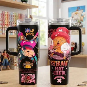 Tony Tony Chopper Tumbler 40oz 20oz Anime Straw Hat Crew Cup 40 oz Tumbler With Handle, Tumbler 20oz No Handle, Gifts For Chopper Fans