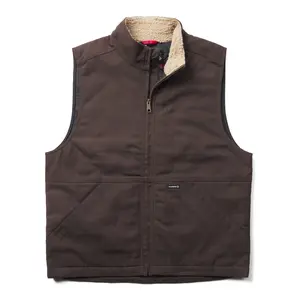 Wolverine Jaxon Sherpa Collar Vest - Espresso