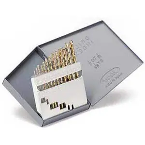 Titan USA Drill Bit Sets, Drill Bit Material: Cobalt, Drill Length Type: Jobber Length, Drill Bit Set Type: Jobber Length Drill Bits, Minimum Drill Bit Size: 0.0625 MS99151