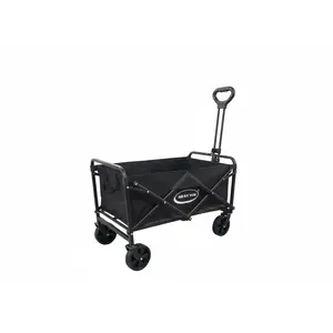 Collapsible Wagon Cart with Wheels Foldable - Folding Utility Heavy Duty Wagons Carts for Grocery Sports Garden Shopping Camping Wheelbarrows
