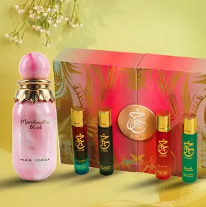 Bundle Marshmallow Blush and Khair Collection Set Bundle -Khair Felicity , Pistachio, Fusion, Confection by Paris Corner Perfumes Giftsets Lip Makeup Kit