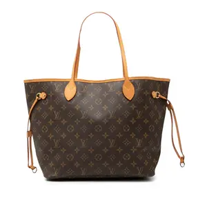 Pre-owned Louis Vuitton Canvas Tote Bags Neverfull MM Monogram PVC Tote Bag