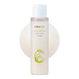 Seraven Dual Action Rice Milk Toner , 2X Hydration & Barrier Repair with Ceramide & Rice Ferment , Gentle Formula for Sensitive/Dry/Acne-Prone Skin , Vegan & Cruelty-Free