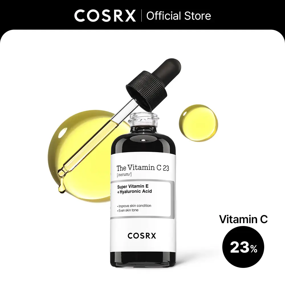 [COSRX Official] The Vitamin C 23 Serum (20ml) | HIGHLY-CONCETRATED & STABILIZED PURE VITAMIN C, KOREAN SKINCARE