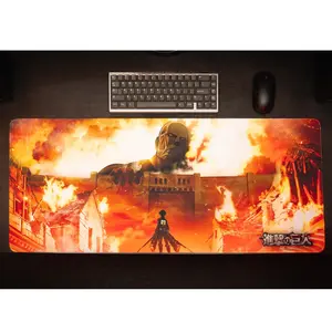 Attack on Titan "The Colossals Arrival" Deskmat – XL Gaming Mouse Pad