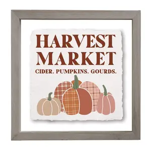 Sincere Surroundings 10" Harvest Market Floating Frame Art