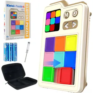 Super Slide Puzzle Games, Original 1000+ Challenges & 3 Modes, Brain Teaser Puzzle, Super Electronic Sliding Puzzles Toy Gifts for Kids & Adults, Fun Unblocking Logic Game