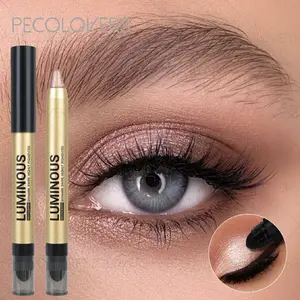 Waterproof Eye Makeup High Light Stick - Matte & Shimmer Finish, Long-Lasting Smoky Eye Shadow Pen, Glitter Eyeshadow Stick