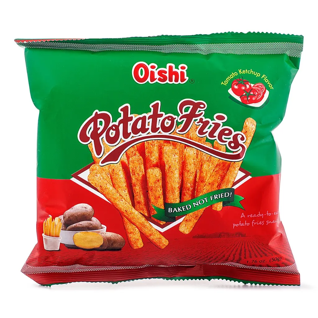 Oishi Potato Fries, Ketchup Flavor 50 g Oishi Potato Fries, Ketchup Flavor 50 g