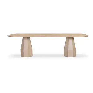 Brocha 106" Ash Wood Rectangular Dining Table