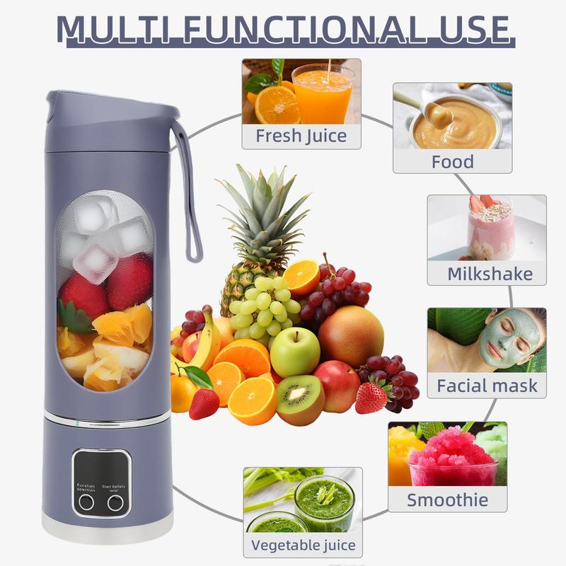 Mini Juicer Blender-2-in-1 lce Crusher & SmoothieMaker,Perfect for Liquid Diets, Fresh Juice, Shakes,Elite Cuisine , Electric Citrus Juice,Christmas gift digital multimode juicer blender