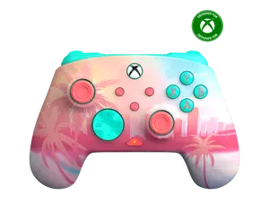 Turtle Beach Pacific Skyline Wireless Controller for Xbox and PC - RGB lighting, TMR thumbsticks, dual rumble motors, mappable back buttons