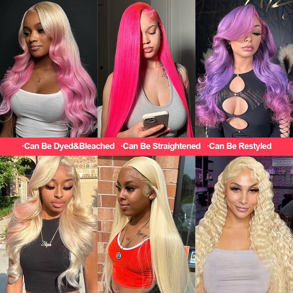 Rovess 613 Blonde Body Wave Bundles 12A Brazilian Virgin Human Hair Extensions 100% Unprocessed Real Hair for Women