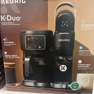 Keurig K-Duo Hot & Iced K-Cup Pod & Carafe Coffee Maker Gen 2 Single Serve Coffee Maker with MultiStream Technology & 72oz Water Reservoir Black Color