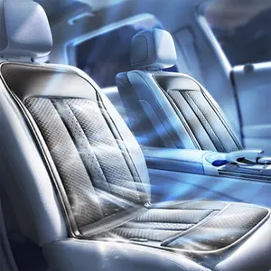 Cooling Car Seat Cover Front Seat, 12V-24V Ventilated Cooling Car Seat Cushion, Cooled Seat Cover for Car SUV Truck Universal Fit