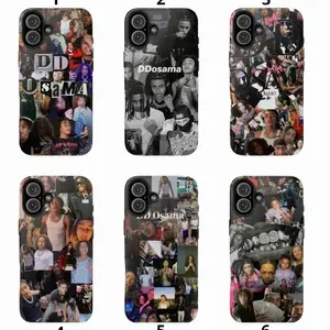 6 Styles DD Osama Phone Case – Rap Collage Street Aesthetic, Underground Rapper Compatible with iPhone X, 11, 12, 13, 14, 15, 16, 17 Series & Galaxy Series
