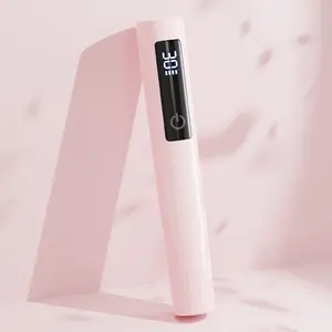 Rechargeable Nail Lamp with Digital Display, LED Screen Mini UV Light, Handheld UV Lamp, No Stand, Perfect for Gel Polish Curing, Compact Design
