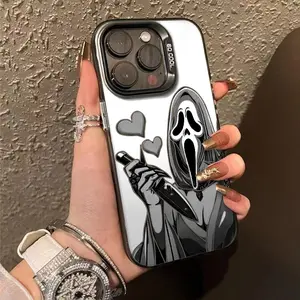 Ghostface TPU Laser Craft Phone Case for iPhone 17 16 15 14 13 12 11 Samsung Galaxy S25 S24 S23 S22 Anti-Drop Protection