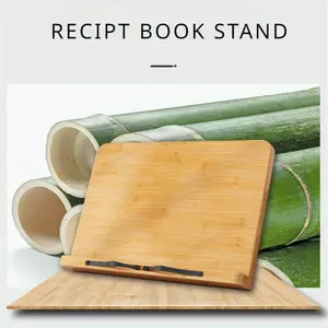 Bookshelf, Baking Recipe Shelf, Multi angle Reading Shelf, Bookshelf, Multi functional South Bamboo Wooden Bookshelf, Desktop Reading Bookshelf!