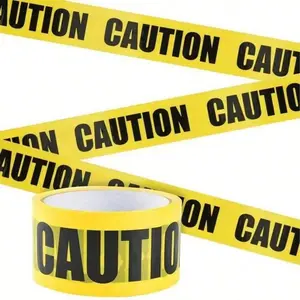 Warning Tape Roll, Road Construction Safety Tape, Hazard Alert Tape, Party Decoration, Birthday Supplies, Isolation Security Tape