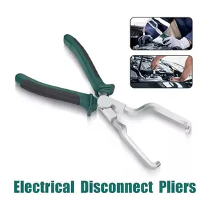 9 Inch Electrical Disconnect Pliers, Fuel Line Clip Spark Plug Removal Tool, Stainless Steel Automotive Repair Pliers for Sensor Connector Hose Clip