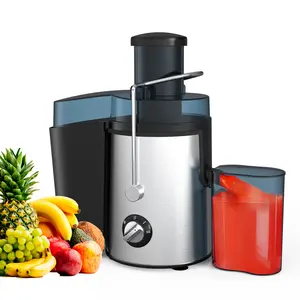 Electric Juicer Machine, 800W High Juice Yield Juicer with 3 Inch Wide Mouth Feed Chute, Easy to Clean BPA-Free Fruit and Vegetable Juicer