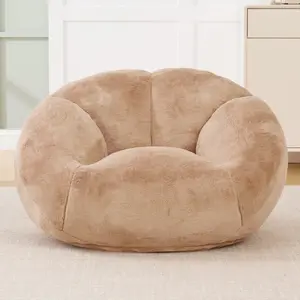39''Bean Bag Chairs-Large Bean Bag Couch for Adults Stuffed Sofa Chair Comfy Giant Bean Bag Chair with Spacious Design for Reading,No Assembly Required,Playing or Relaxing For Livingroom,Bedroom