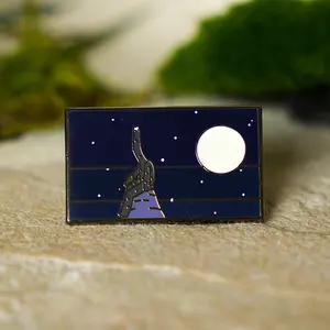 Midnight Giant — Hilda Series Enamel Pin