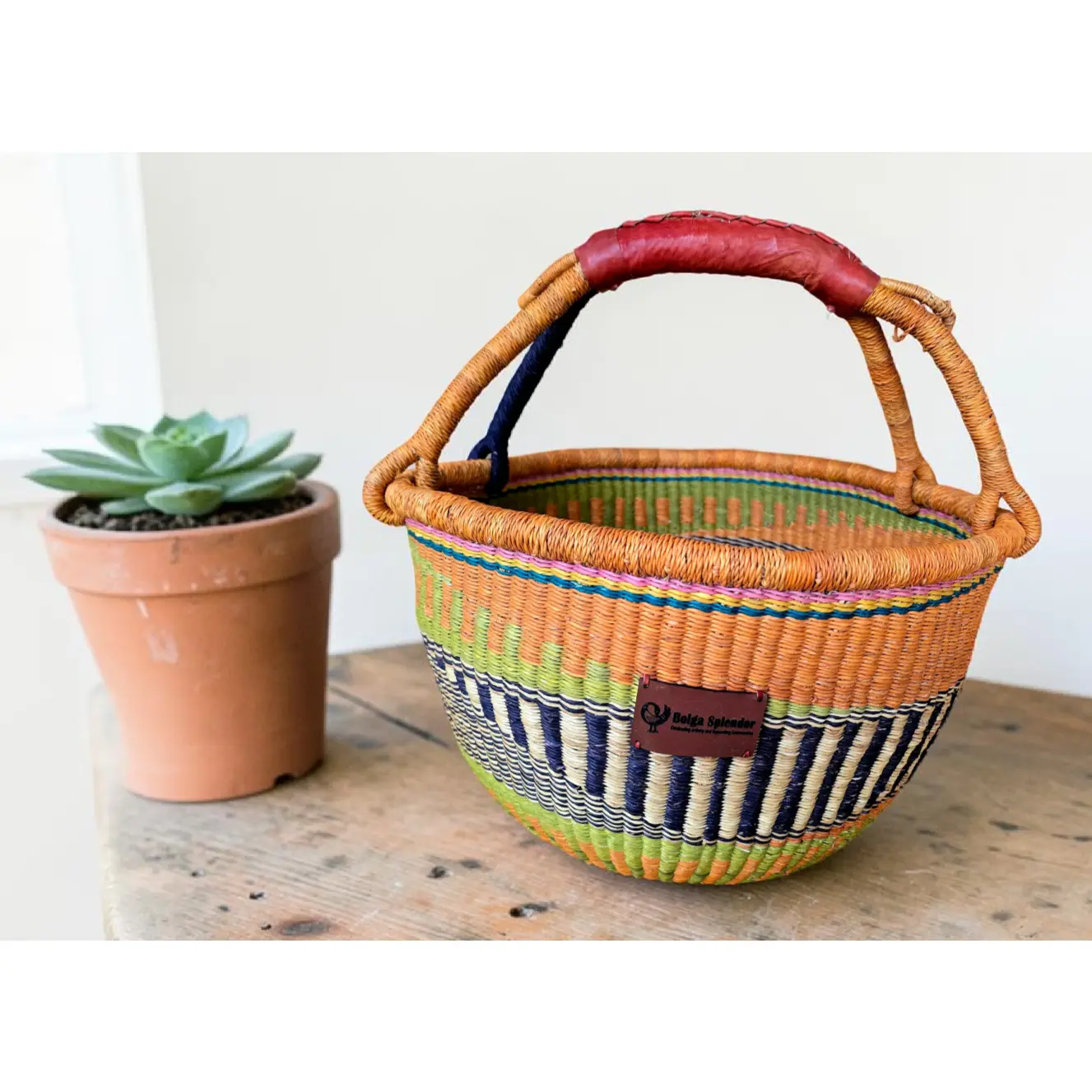 Lariba-Handwoven Bolga Basket – Fair Trade Basket