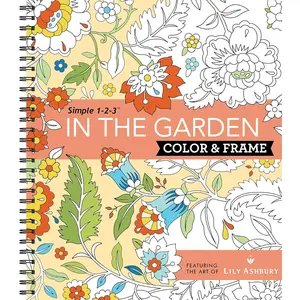 Color & Frame - In the Garden (Adult Coloring Book)