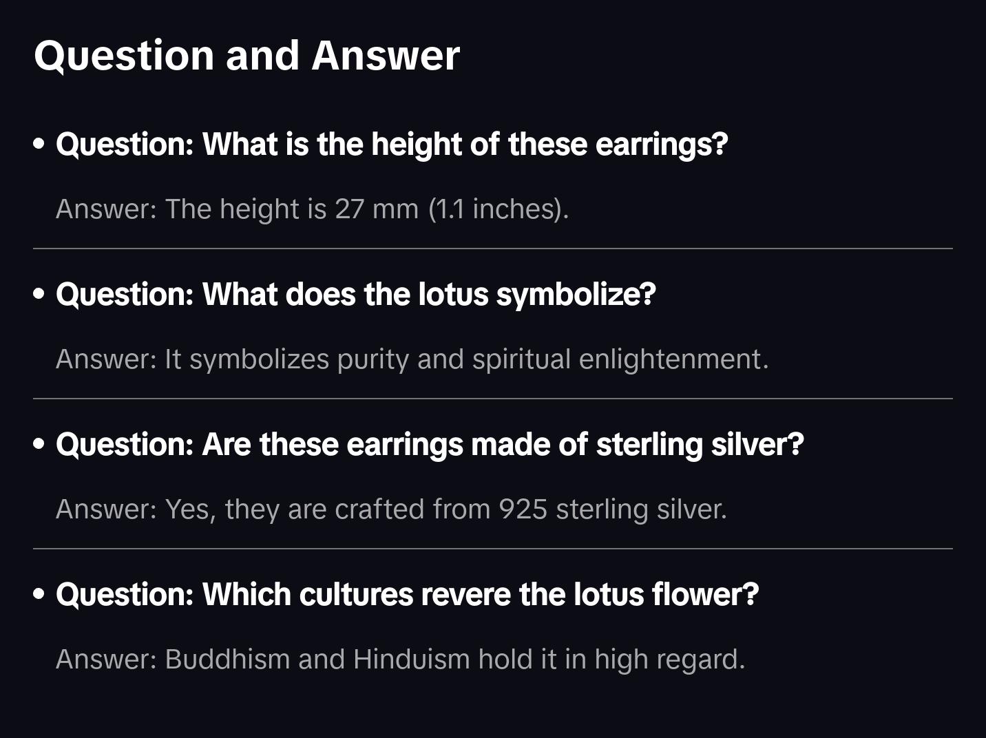 Elegant Sterling Silver Lotus Blossom Dangle Earrings for a Timeless Look