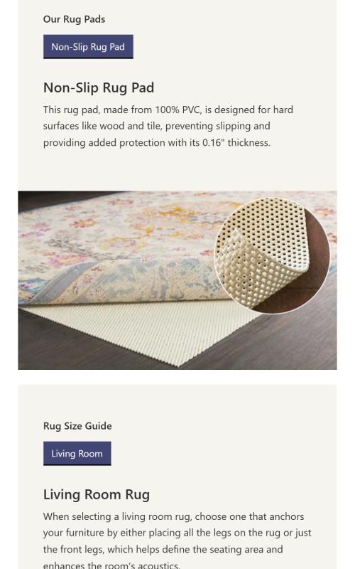 Senneterre Natural Jute Rug  - Living room jute rugs