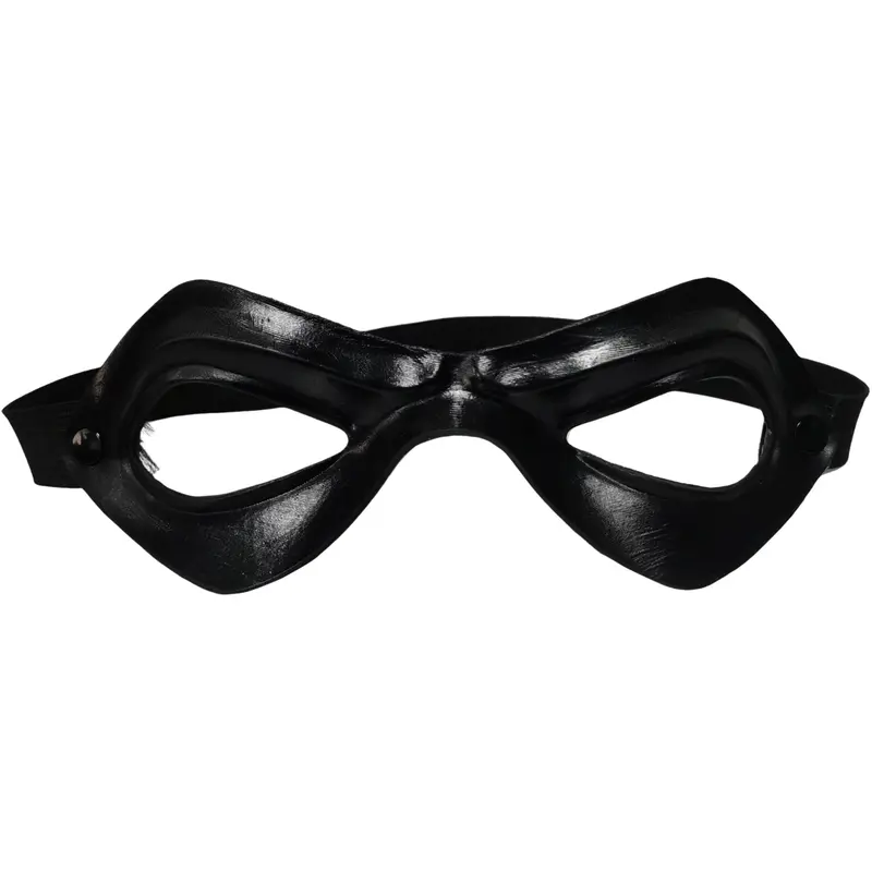 Adult Light Latex Black Robber Mask Design Mask with Eye Coverage - Breathable, Lightweight for Long Wear, Halloween Costume Accessory, Cosplay Prop, Christmas & New Year's Eve Festive Party Supplies