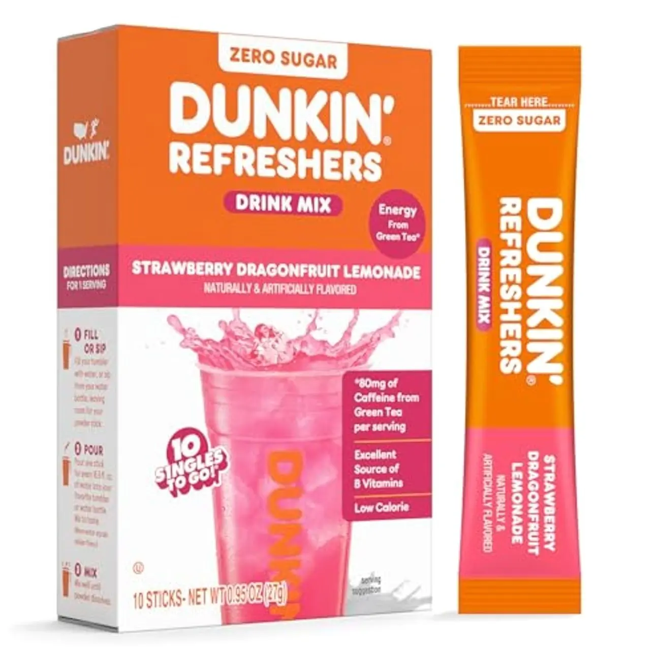 Strawberry Dragon fruit Lemonade