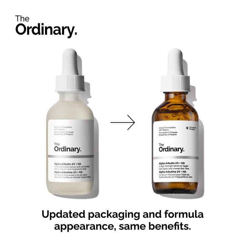 The Ordinary Alpha Arbutin 2% + Hyaluronic Acid, Brightens Skin and Targets Dark Spots
