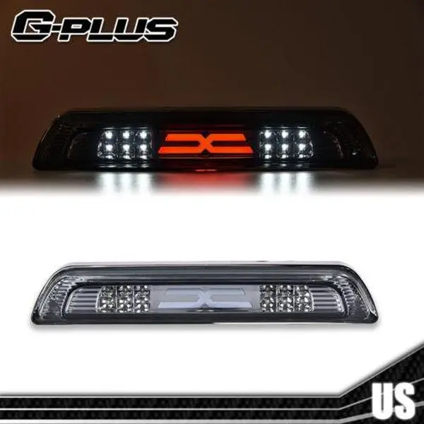 G-PLUS Third Brake Light LED Third 3Rd Tail Brake Light Cargo Lamp X-Type Fit For 2007-2018 Toyota Tundra Third Brake Light
