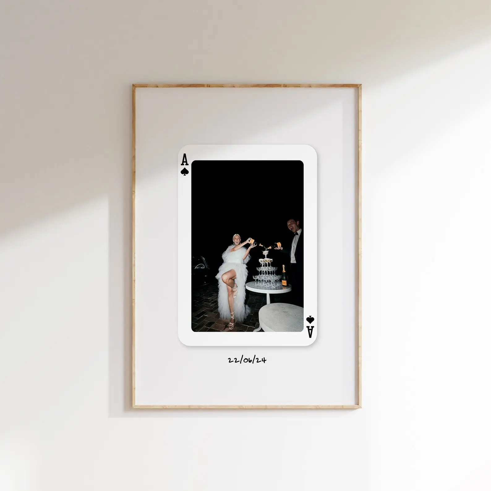 Custom Playing Card Wedding Photo Print Wedding Gift Idea For Her Personalized Gift For Couples Unique Gift For Her Bridal Shower Gift