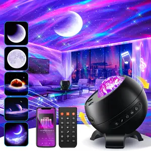 Birthday Gifts for Teen Girls & Boys - Northern Galaxy Light Projector with 15 White Noise Bluetooth Speaker, Trendy Stuff Aurora Night Light Bedroom Decor,ambiance light,summergarden summergarden