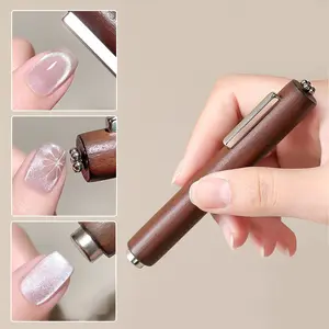 3 in 1 Magnetic Stick for Cat Eye Gel Nail Polish, Professional Nail Art Magnet Stick, Manicure & Pedicure Tool for Women & Girls, Nail Art Tools, Nail Art Accessories, Nail Supplies