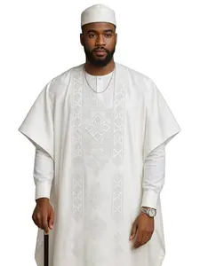 Men's African Style 3-Piece Set, Top Bottom Outer Robe Combo, Trendy New Arrival, Hot Selling Men's Fashion, Modesty Thobe