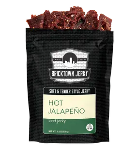 Soft and Tender Style Beef Jerky - Hot Jalapeno