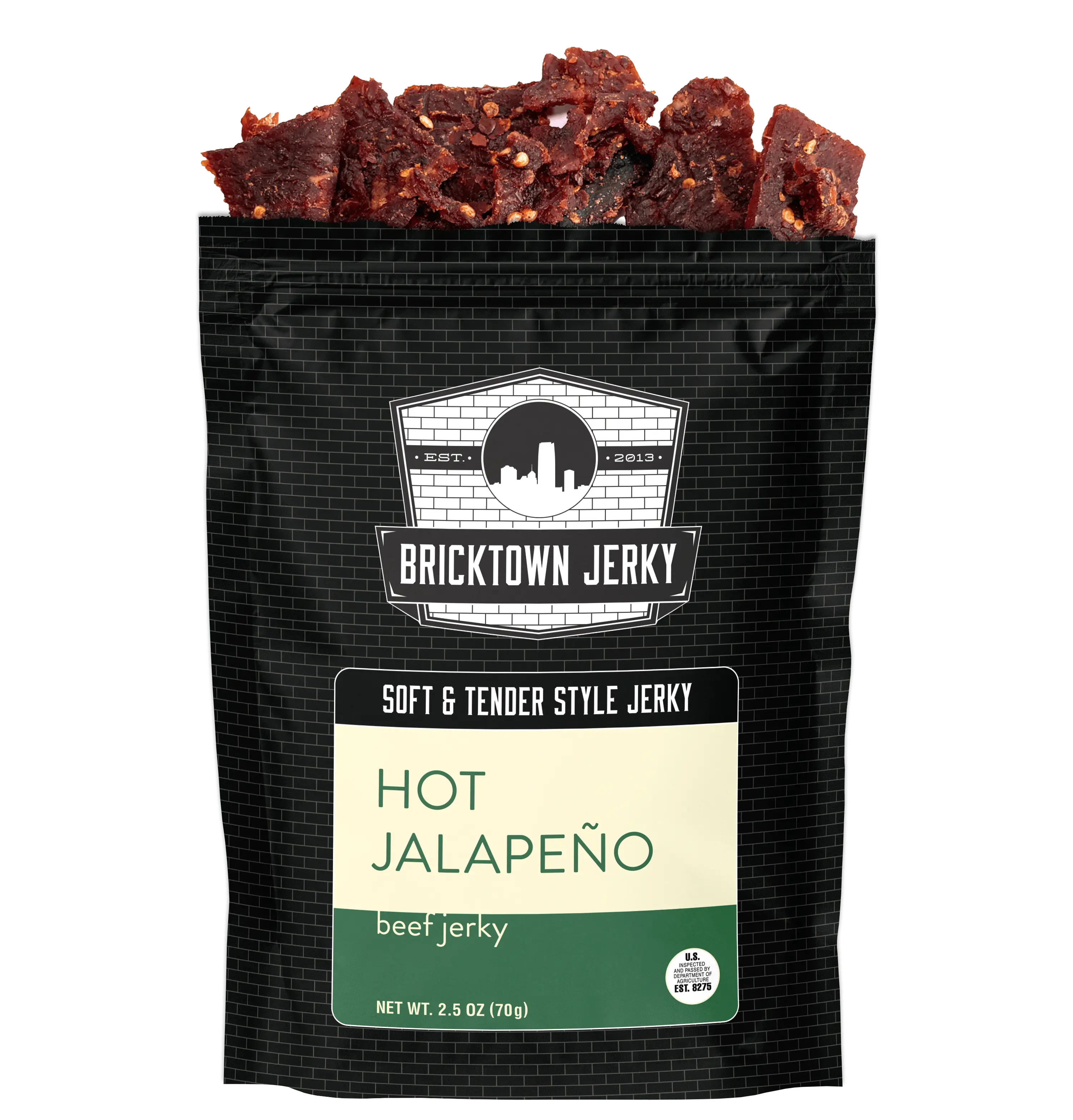 Soft and Tender Style Beef Jerky - Hot Jalapeno