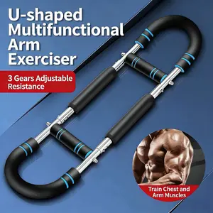 Wrist Roller-BLUE 3rd Gen Adjustable Strength Arm Exerciser 30KG-50KG Enhanced Non-slip Foam Handle for Fitness