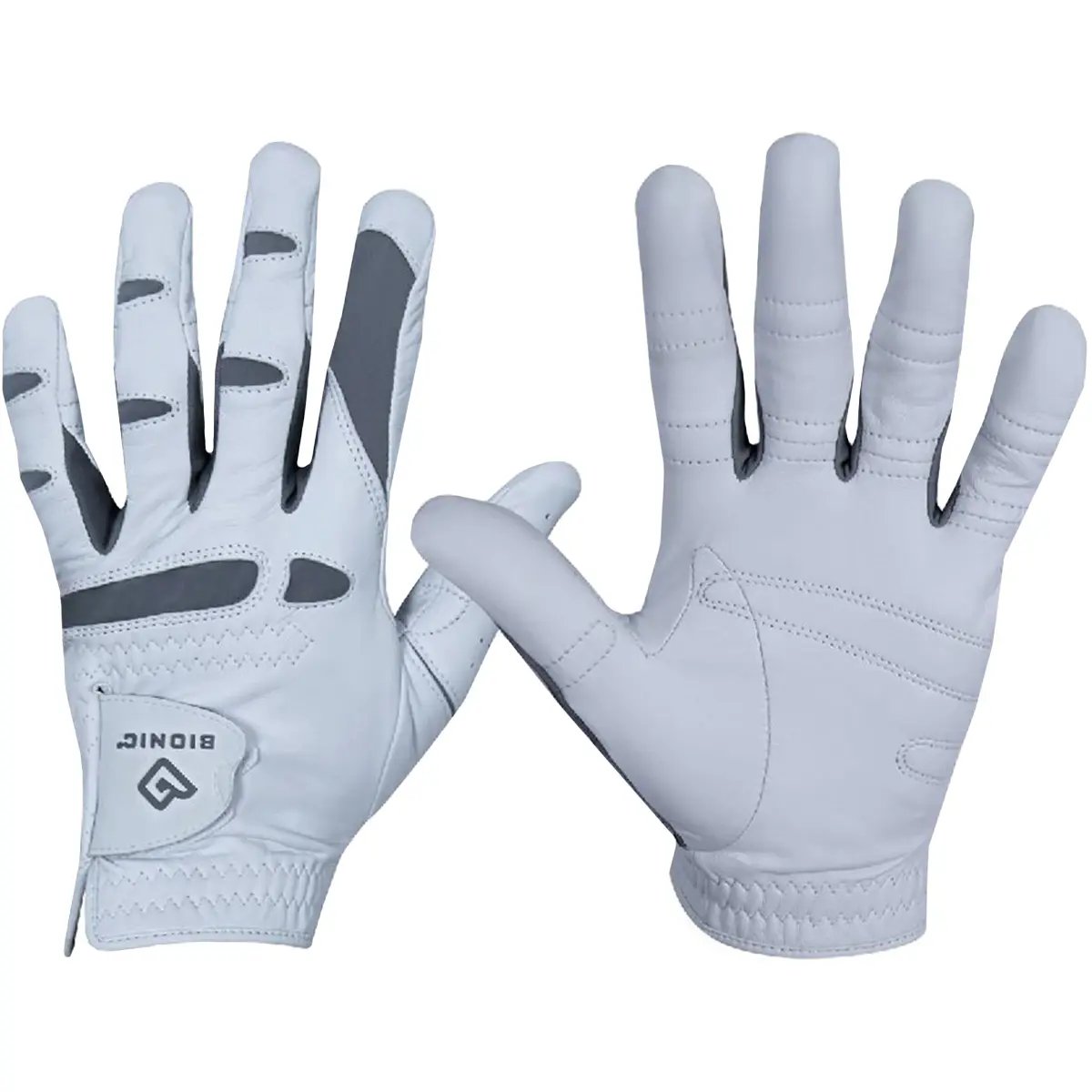 Bionic Men's Left Hand Performance Grip Pro Golf Glove - White