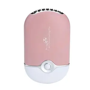 Mini Portable Eyelash Fan Handheld for Eyelash Extension Rechargeable USB C Air Cooling Blower with Built in Sponge Lash Extension Application(Pink)