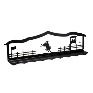 Bull Rider Wall Shelf Unit - 34 1/2'" x 10" x 3"