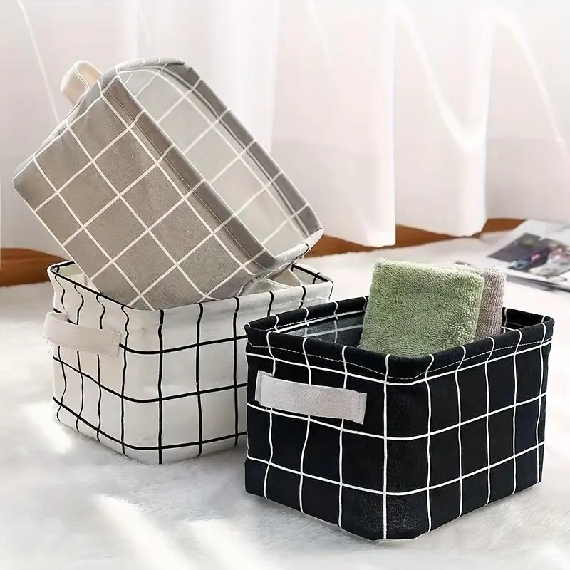 Fabric Organizer Storage Box - Home & Dormitory Clever Organizes Solution for Underwear, Socks, Cosmetics, Bras, Ins, Windbreakers, Dirty Clothes & Miscellaneous Items (Clothing Storage Solutions Included), Organizes Storage