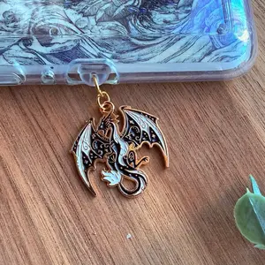 Fantasy Romance Kindle Charm for Kindle Dust Plug, Phone Charm Plug, USB-C, Type C, Lightning, Micro usb, Bookish Accessories